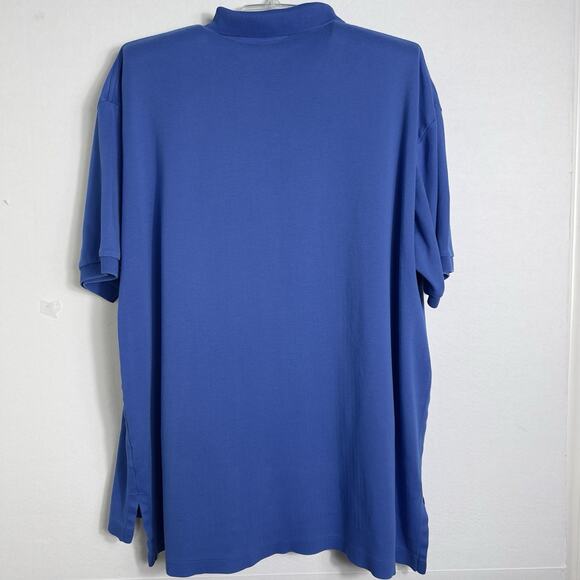 Polo Ralph Lauren Mens Polo Shirt XL Blue Short Sleeve Red Pony Logo 100% Cotton - Picture 3 of 8